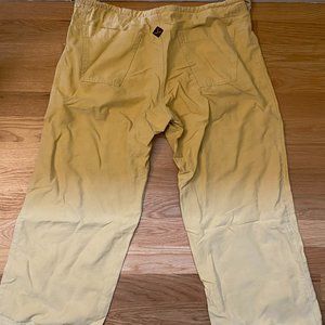 Prana cotton tie-front cropped pant